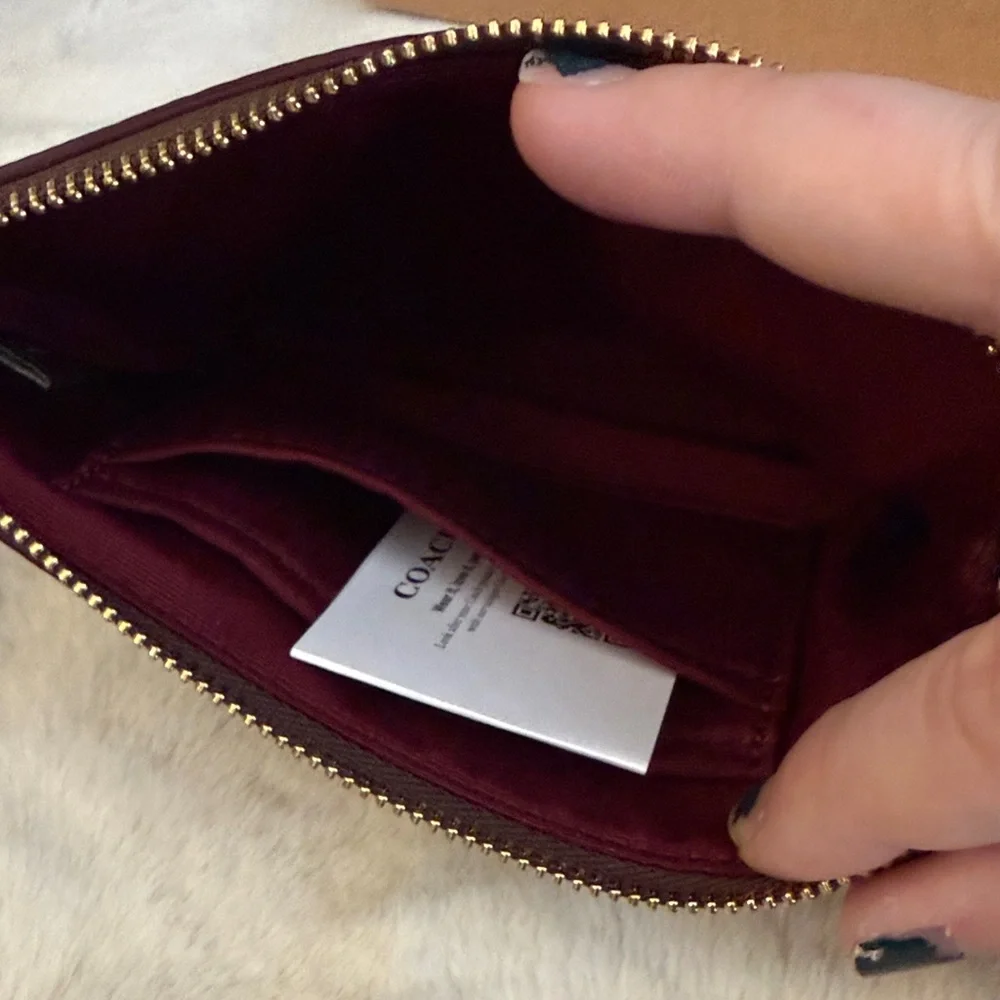 Coach Wristlet with Rexy and Travel Motifs - Picture 4 of 4